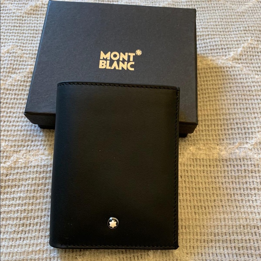 Mont Blanc Leather Wallet New